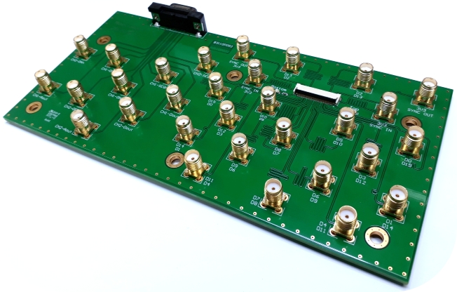 16-channel digital I/O control using XSMA board